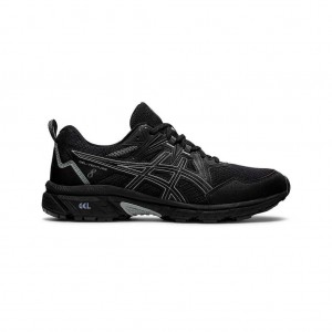 Black/Black Asics 1011B396.001 Gel-Venture 8 Running Shoes | ZKJCA-0483