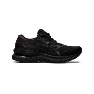 Black/Black Asics 1012A884.002 Gel-Nimbus 23 (D) Running Shoes | CZRPT-6597