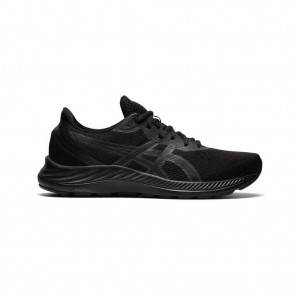Black/Carrier Grey Asics 1011B036.001 Gel-Excite 8 Running Shoes | RXSZY-9514