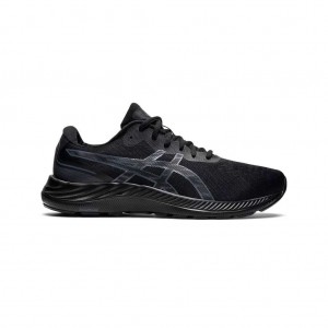Black/Carrier Grey Asics 1011B338.001 Gel-Excite 9 Running Shoes | EFRJA-6739