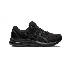 Black/Carrier Grey Asics 1012B320.001 Gel-Contend 8 Running Shoes | XUVJF-5689