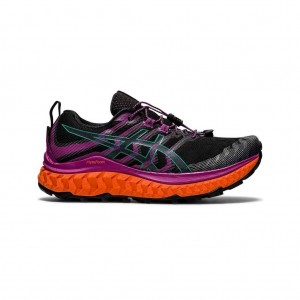 Black/Digital Grape Asics 1012A901.002 Trabuco Max Trail Running Shoes | CDUIO-3125