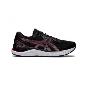 Black/Electric Red Asics 1011B012.017 Gel-Cumulus 23 Running Shoes | WXGHL-1057