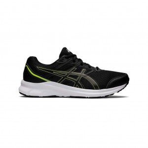 Black/Hazard Green Asics 1011B041.010 Jolt 3 (4E) Running Shoes | HKGOP-6875