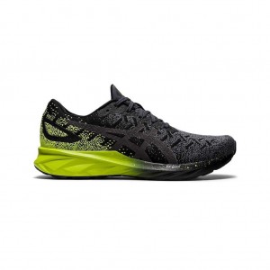 Black/Lime Zest Asics 1011A819.002 Dynablast Running Shoes | PKEOM-7130