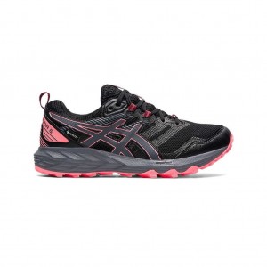 Black/Metropolis Asics 1012A921.016 Gel-Sonoma 6 G-Tx Trail Running Shoes | THCDZ-3451
