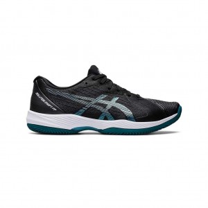 Black/Misty Pine Asics 1041A299.001 Solution Swift FF Clay Tennis Shoes | VPEBF-7109