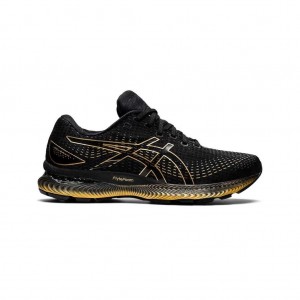 Black/Pure Gold Asics 1011B400.001 Gel-Saiun Running Shoes | OUHCK-7261