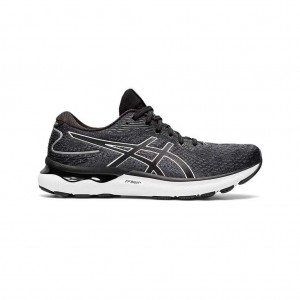 Black/White Asics 1011B359.001 Gel-Nimbus 24 Running Shoes | ILVXA-0648