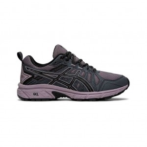 Carrier Grey/Violet Blush Asics 1012A476.020 Gel-Venture 7 Running Shoes | NPQSY-3574
