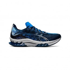 French Blue/Electric Blue Asics 1011B203.403 Kinsei Blast Running Shoes | BLAPH-0386