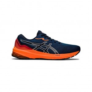 French Blue/Shocking Orange Asics 1011B354.401 Gt-1000 11 Running Shoes | AUSPE-8914