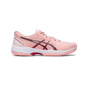 Frosted Rose/Cranberry Asics 1042A197.700 Solution Swift FF Tennis Shoes | WQDLI-0321