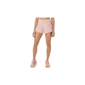 Frosted Rose Asics 2012C391.700 Road 3.5in Short Shorts & Pants | XCAPE-5029