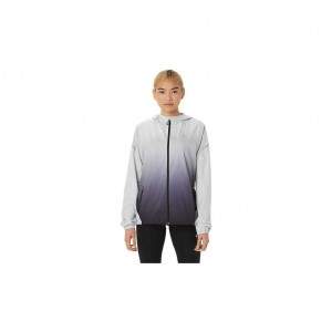Glacier Grey/Performance Black Asics 2012C574.402 Lite-Show Jacket Jackets & Outerwear | KDZWL-2653