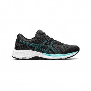 Graphite Grey/Techno Cyan Asics 1012A671.021 Gel-Contend 6 Twist Running Shoes | EOTBN-8536