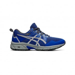 Lapis Lazuli Blue/Pure Silver Asics 1012A708.405 Gel-Venture 8 Trail Running Shoes | BLGFX-7406