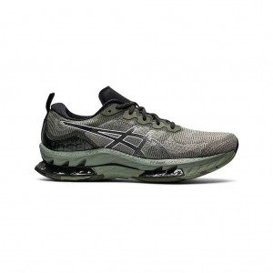 Lichen Green/White Asics 1011B332.300 Gel-Kinsei Blast LE Running Shoes | QKJLS-5618
