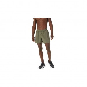 Mantle Green Asics 2011C391.300 Road 5in Short Shorts | VAOJY-6871