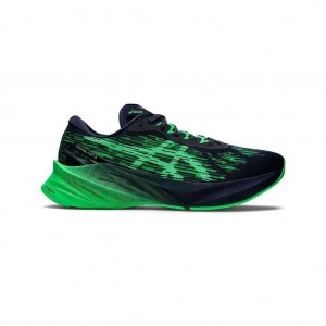 Midnight/New Leaf Asics 1011B458.400 Novablast 3 Running Shoes | XWGYQ-4165