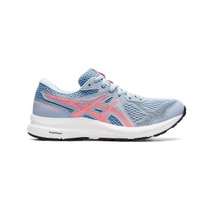 Mist/Blazing Coral Asics 1012A911.406 Gel-Contend 7 Running Shoes | ZMPSW-9163