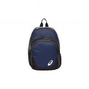 Navy/Black Asics ZR1127.5090 Asics Team Backpack Bags and Packages | XWKSF-0145