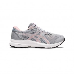 Piedmont Grey/Frosted Rose Asics 1012B320.022 Gel-Contend 8 Running Shoes | SQHVT-7035