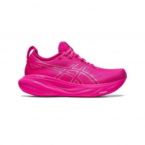 Pink Rave/Pure Silver Asics 1012B356.701 Gel-Nimbus 25 Running Shoes | EKWNG-0981
