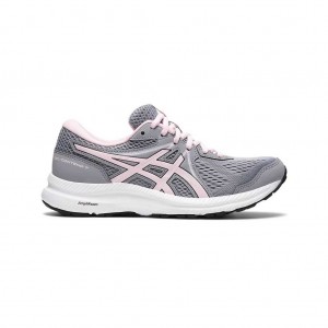 Sheet Rock/Pink Salt Asics 1012A910.022 Gel-Contend 7 (D) Running Shoes | ZQGKL-4916