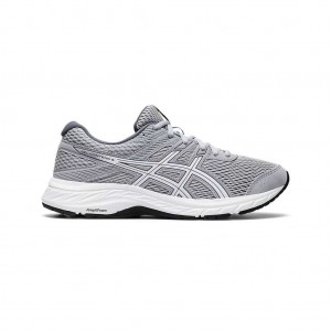 Sheet Rock/White Asics 1012A570.022 Gel-Contend 6 Running Shoes | LQYGF-8207