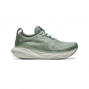 Slate Grey/Champagne Asics 1012B356.022 Gel-Nimbus 25 Running Shoes | ICXRF-0978