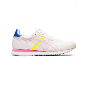 White/Cotton Candy Asics 1202A174.106 Tiger Runner Sportstyle | AUHXM-8692