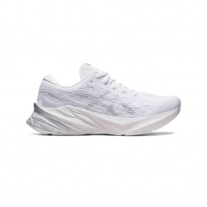 White/Piedmont Grey Asics 1012B288.102 Novablast 3 Running Shoes | UIGNQ-1498