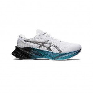 White/Pure Silver Asics 1011B461.100 Novablast 3 Platinum Running Shoes | ZKJCF-9280