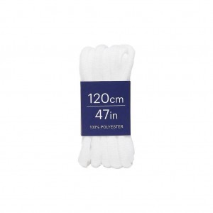 White Asics 1173A031.100 Performance Shoelace Oval Type Shoelace | CQHBR-5124