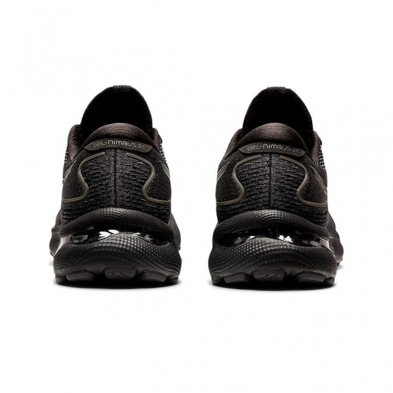 Black/Black Asics 1011B359.002 Gel-Nimbus 24 Running Shoes | MFNKH-6812