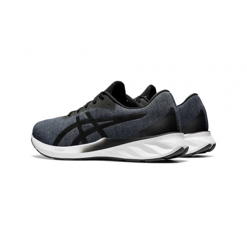 Black/Graphite Grey Asics 1011A818.001 Roadblast Running Shoes | ZYDEW-0679