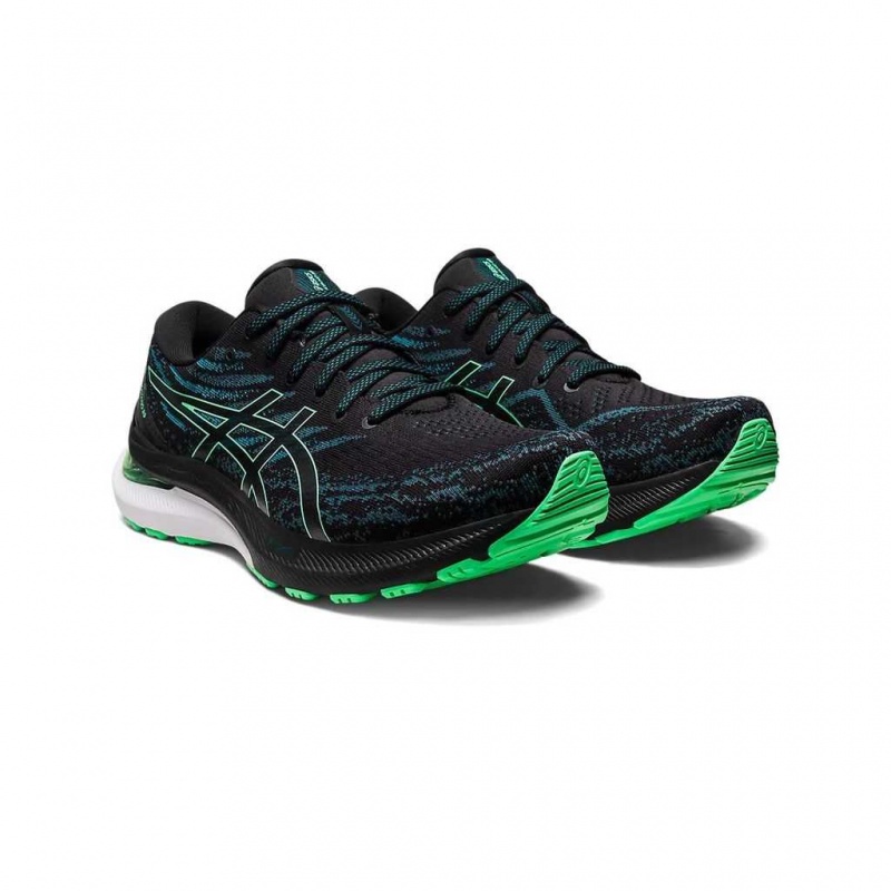 Black/New Leaf Asics 1011B440.004 Gel-Kayano 29 Running Shoes | ZKROE-1493