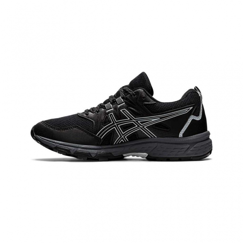 Black/Piedmont Grey Asics 1012B255.001 Gel-Venture 8 Trail Running Shoes | HLIFZ-4395