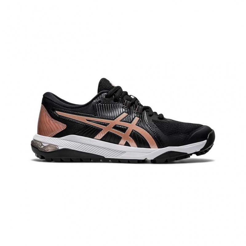 Black/Rose Gold Asics 1112A017.001 Gel-Course Glide Golf Shoes | XSPMO-1346