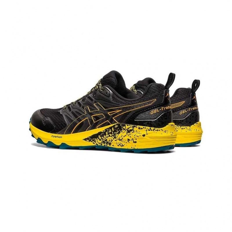 Black/Sandstorm Asics 1011B029.010 Gel-Trabuco Terra Trail Running Shoes | IUZEO-9753