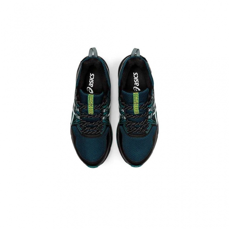 Black/Soothing Sea Asics 1012A707.004 Gel-Venture 8 Trail Running Shoes | DHVEI-6598