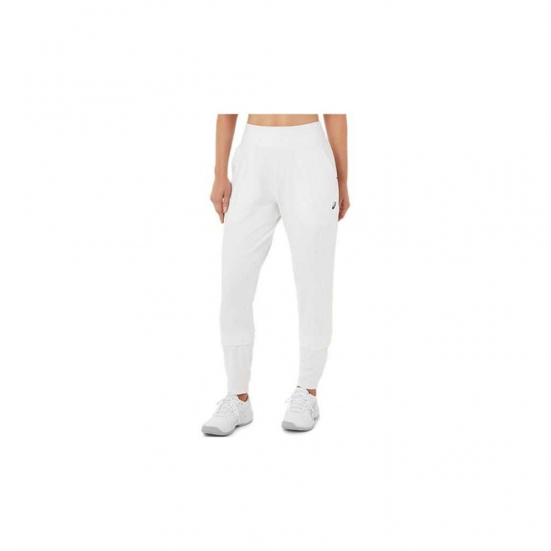 Brilliant White/Performance Black Asics 2042A193.100 Tennis Pant Shorts & Pants | TRZYB-9563