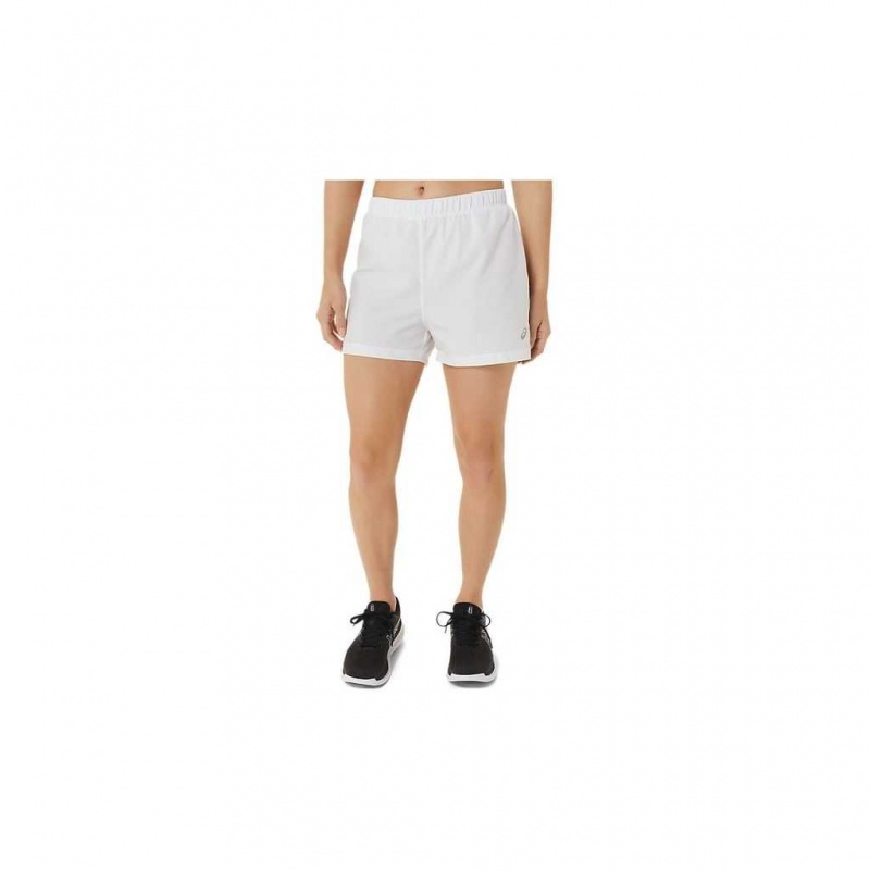 Brilliant White Asics 2012C251.100 Ready-Set 3in Short Shorts & Pants | KBQAY-6279