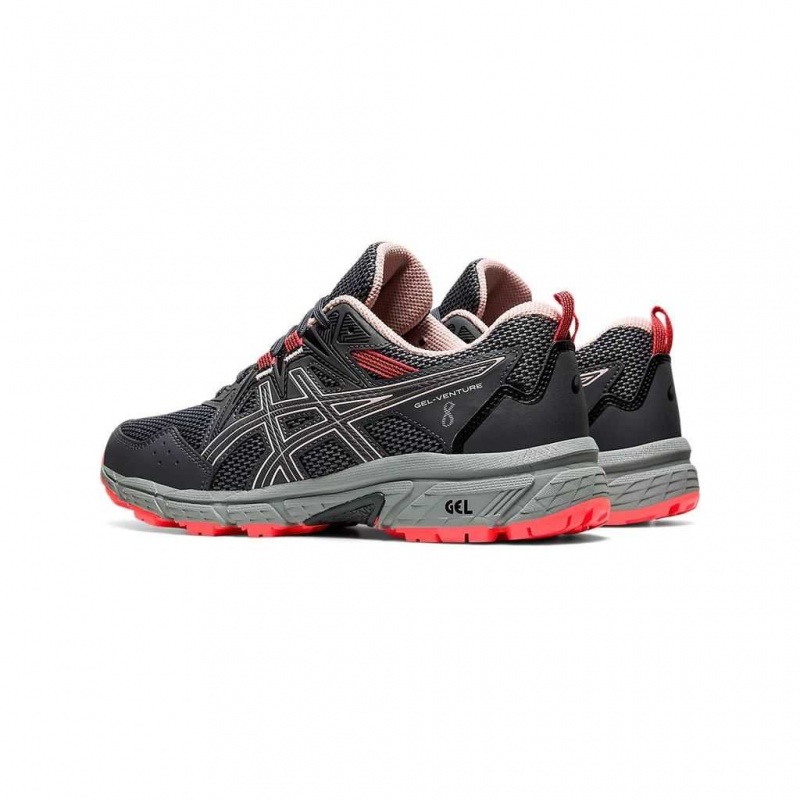 Carrier Grey/Ginger Peach Asics 1012A708.021 Gel-Venture 8 Trail Running Shoes | SCXHM-7254