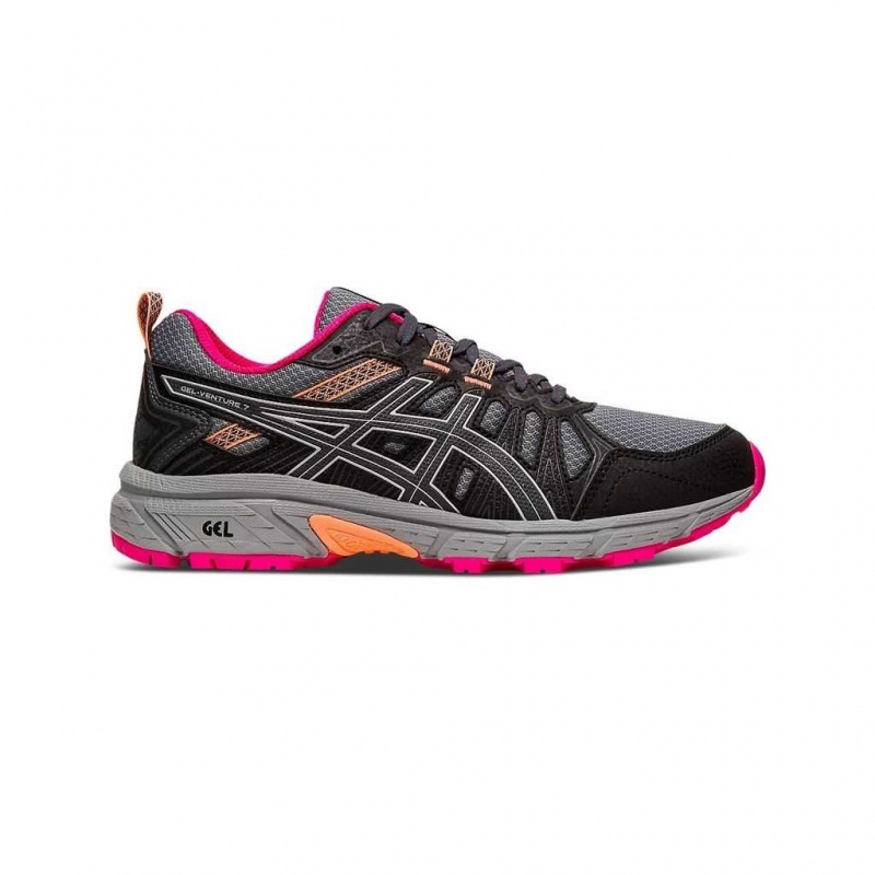 Carrier Grey/Silver Asics 1012A477.021 Gel-Venture 7 (D) Trail Running Shoes | NACWZ-2719