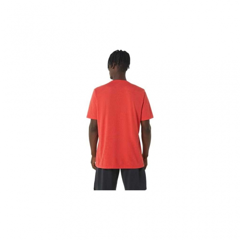 Classic Red Heather Asics 2083A012.613 Asics Unisex Wrestling Graphic Tee Gender Neutral Short Sleeve Shirts | CNOJK-8415