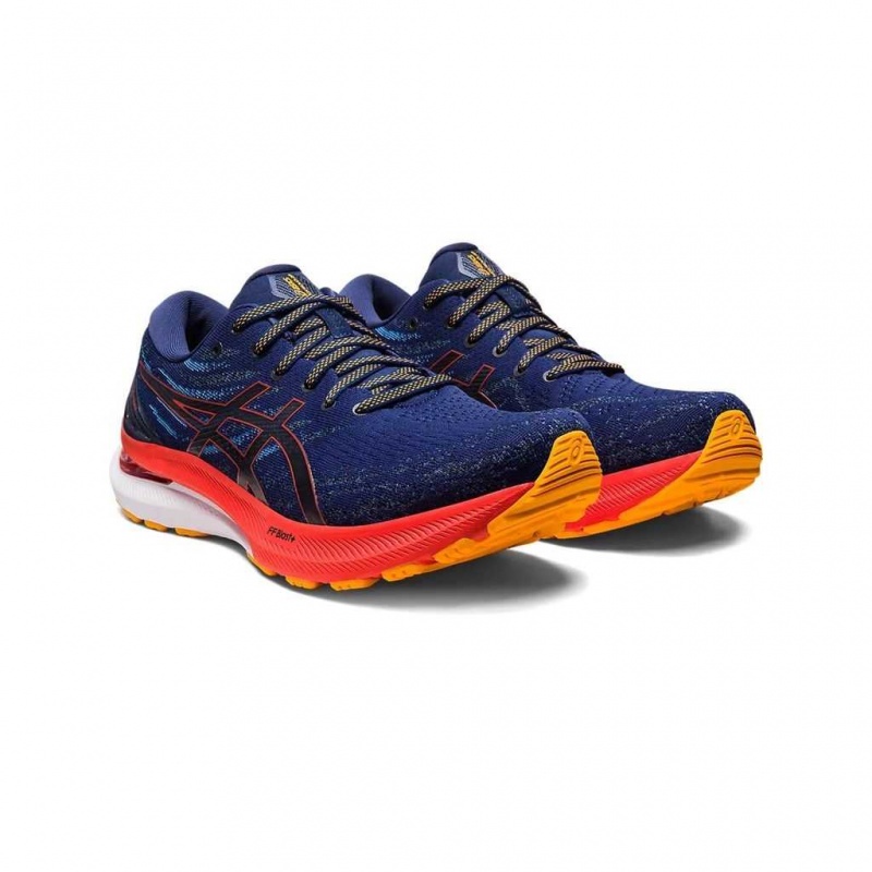 Deep Ocean/Cherry Tomato Asics 1011B440.401 Gel-Kayano 29 Running Shoes | HDMUE-7468