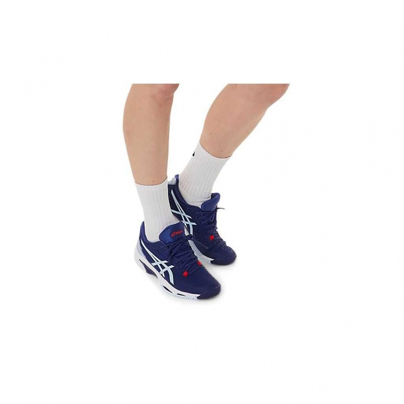 Dive Blue/Soft Sky Asics 1042A136.404 Solution Speed FF 2 Tennis Shoes | IPCJL-4950
