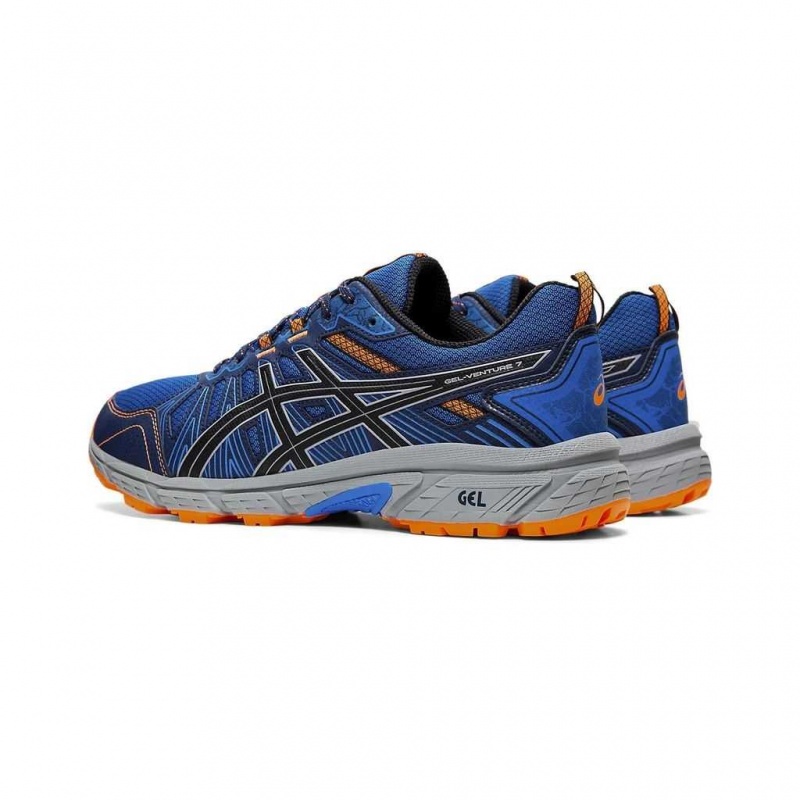 Electric Blue/Sheet Rock Asics 1011A561.400 Gel-Venture 7 (4E) Trail Running Shoes | PXELM-7234
